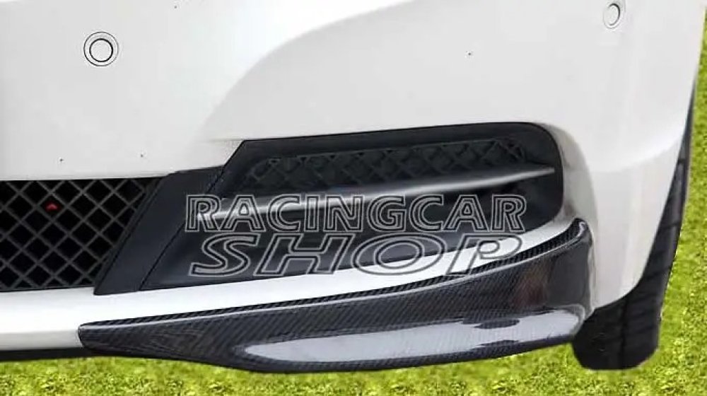 OE STYLE REAL CARBON FIBER FRONT SPLITTERS FOR BMW Z4 E89 23i 30i 2009-2013 B149