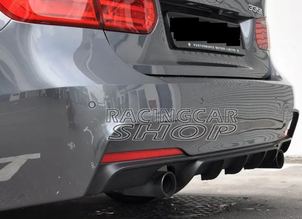 unpainted P Style REAR DIFFUSER for BMW F30 F31 3-series 335i M-TECH M-Sport BUMPER 2012UP B163F
