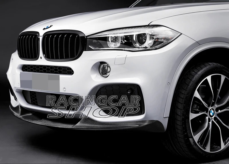 UNPAINTED P Style Front Lip Spoiler For BMW F15 X5 M-Sport Bumper 2014UP B173F