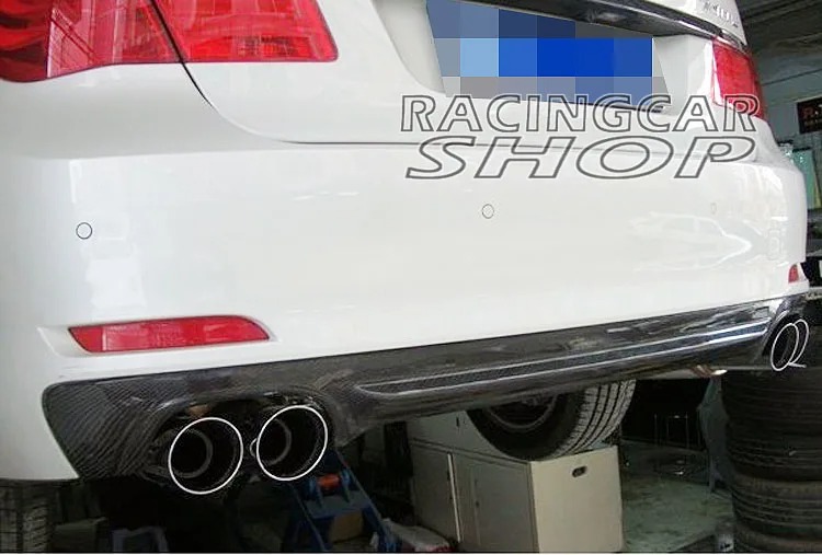 Real CARBON FIBER REAR DIFFUSER FOR BMW 7-SERIES F01 730 740 750I 750LI 2009-2012 B179