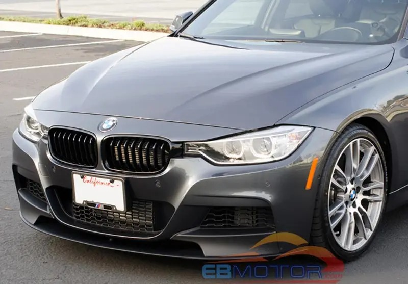 P Style Real carbon fiber Front Lip spoiler for BMW F30 F31 M-Tech M-Sport Bumper 2012UP B193