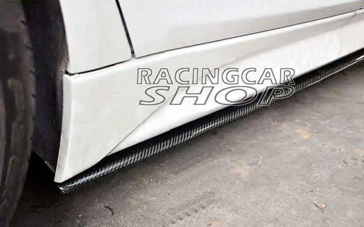 M Sport Performance Real Carbon fiber Side Skirt Extensions 1pair FOR BMW F30 3-Series 320i 328i 335i  B196