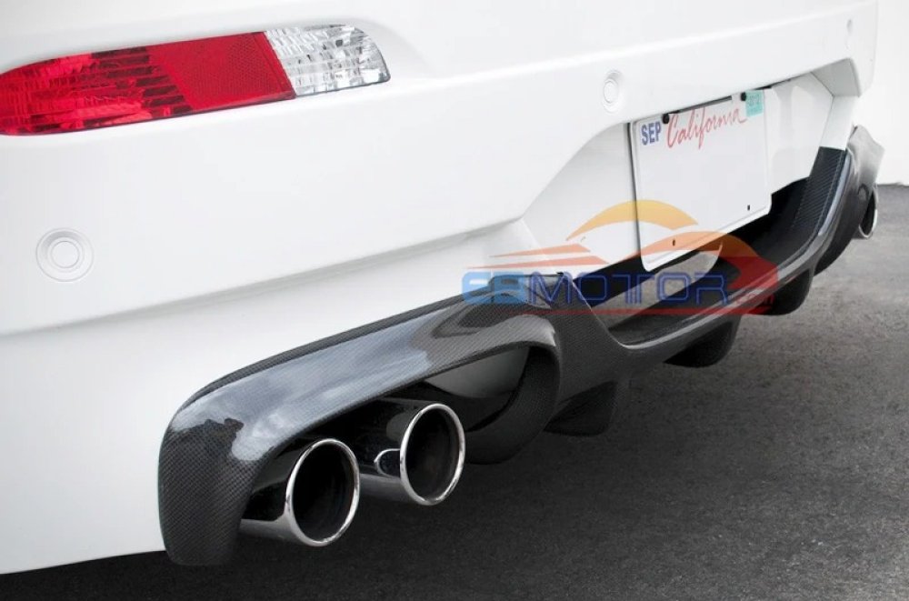 V Look 3K Real Carbon Fiber Rear Bumper Diffuser For BMW E63 E64 M6 2DR 2007-2010 B224