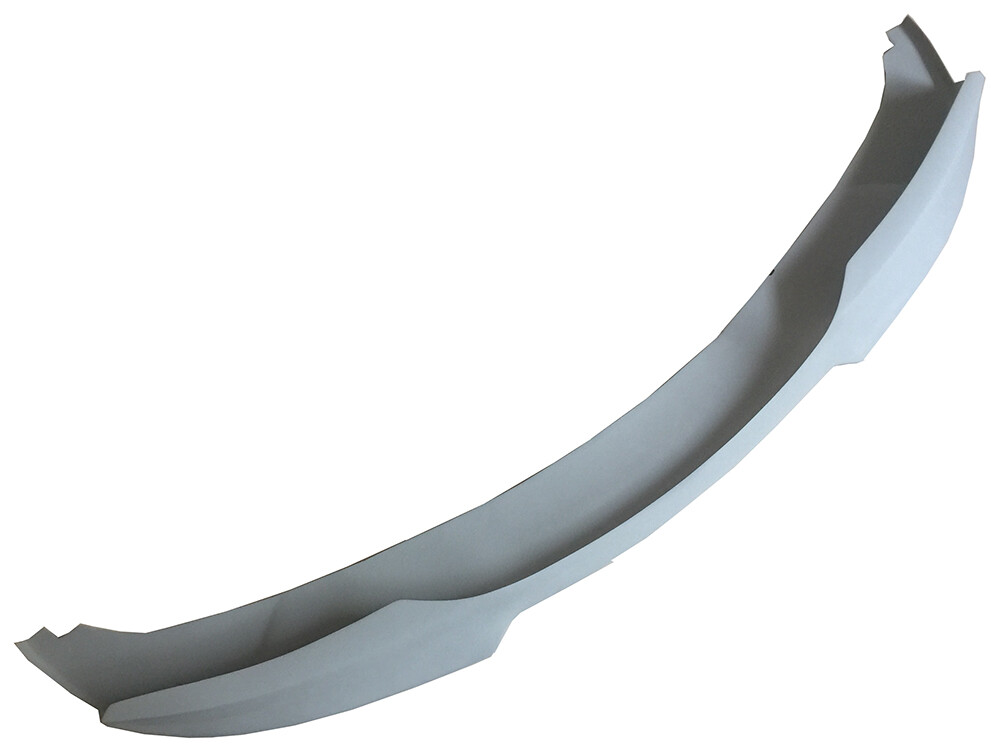 V Fiber Glass Primer front lip spoiler for BMW E90 lci Mtech Msport bumper 09-11