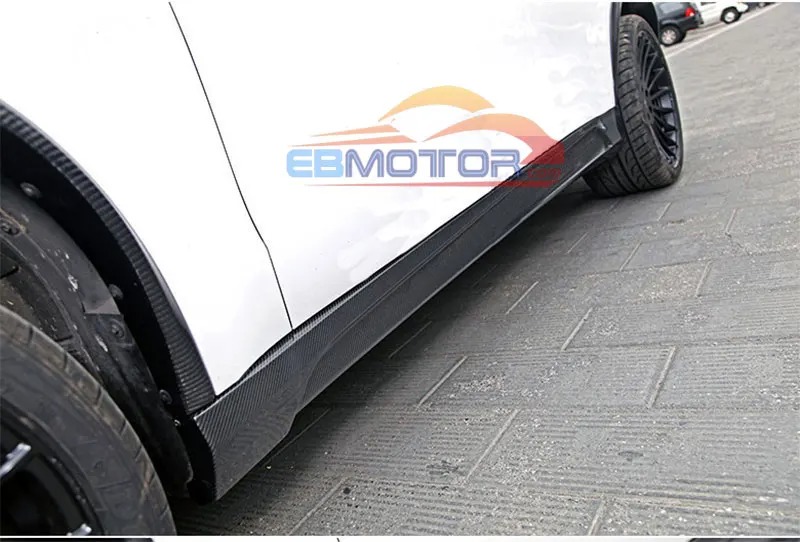Real Carbon Fiber Side Skirts 1 Pair For BMW F15 X5 2014UP B263