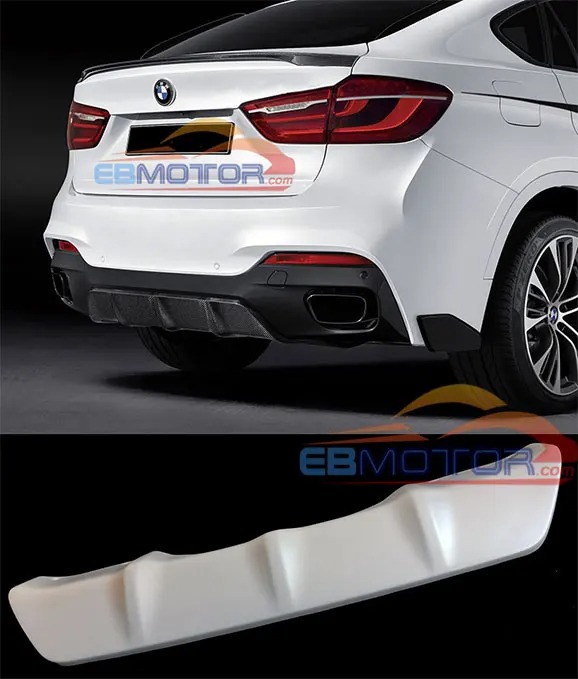 UNPAINTED Rear Diffuser For BMW F16 X6 M-Sport B268F