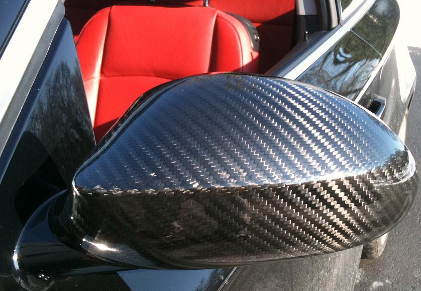 Real Carbon Fiber Mirror Cover 1Pair For BMW E82 E87 1-SERIES 2004-2009