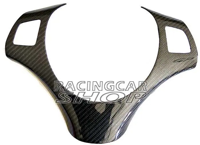 Real Carbon Fiber Steering Wheel Trim Cover for BMW E87 1-series B274Y