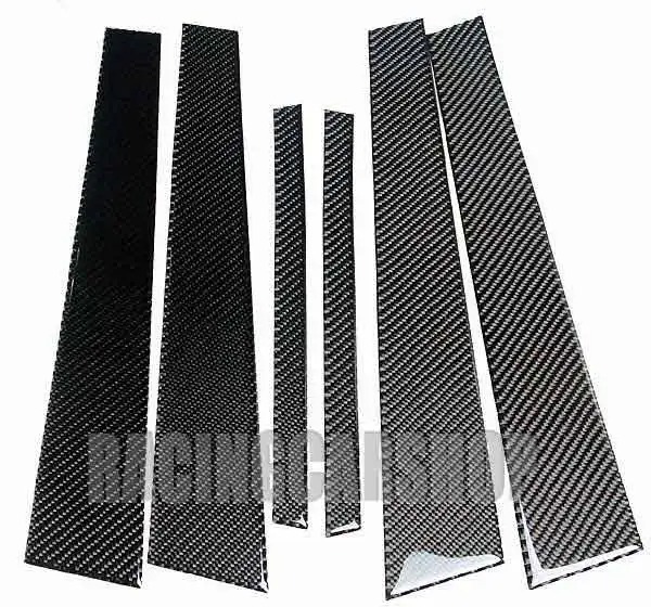 REAL CARBON FIBER DOOR PILLAR PANEL for BMW E46 3-SERIES 1997-2004 B279B