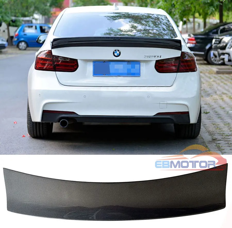 LB PERFORMANCE STYLE REAL CARBON FIBER REAR SPOILER FOR BMW 3-SERIES F30 F35 F80 M3 2011UP B290