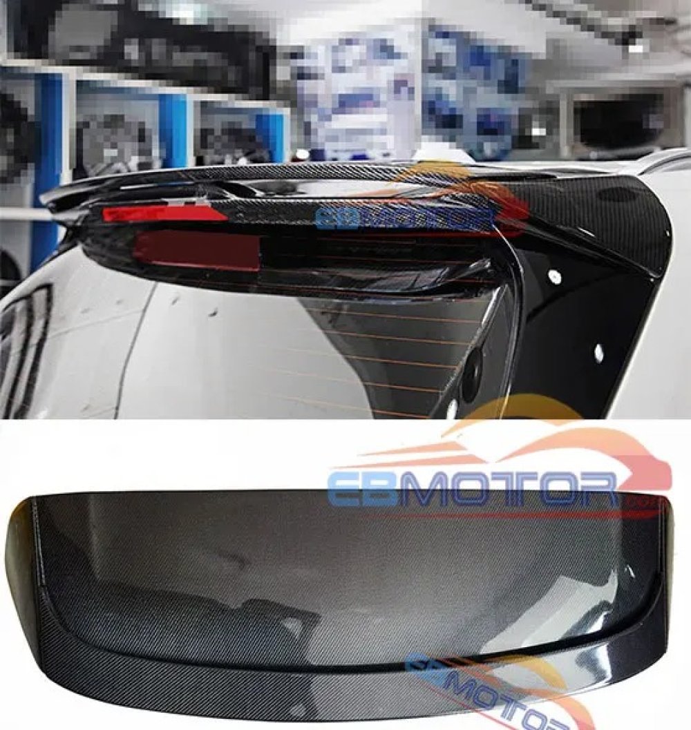 Real Carbon Fiber Roof Spoiler 2Pcs/Set For BMW F15 X5 2014UP B291