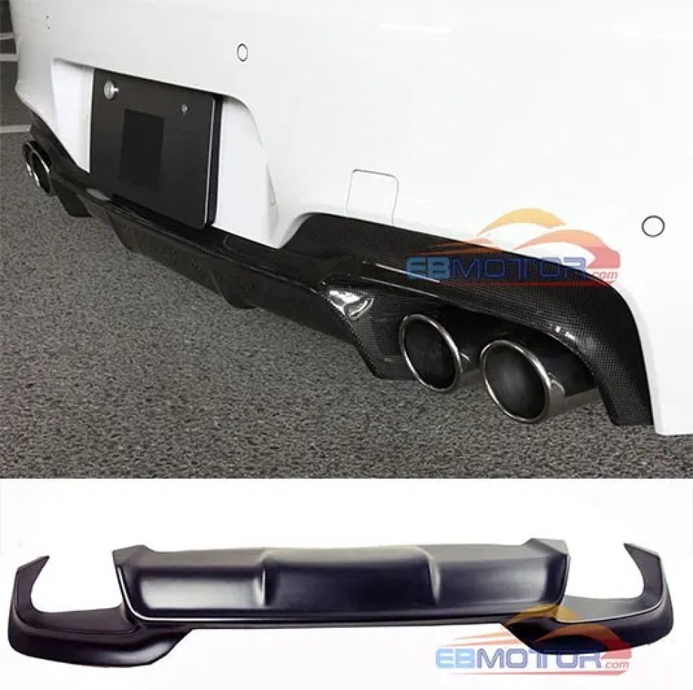 UNPAINTED Real Diffuser For BMW F06 F12 F13 6 Series M-Sport Model B295F