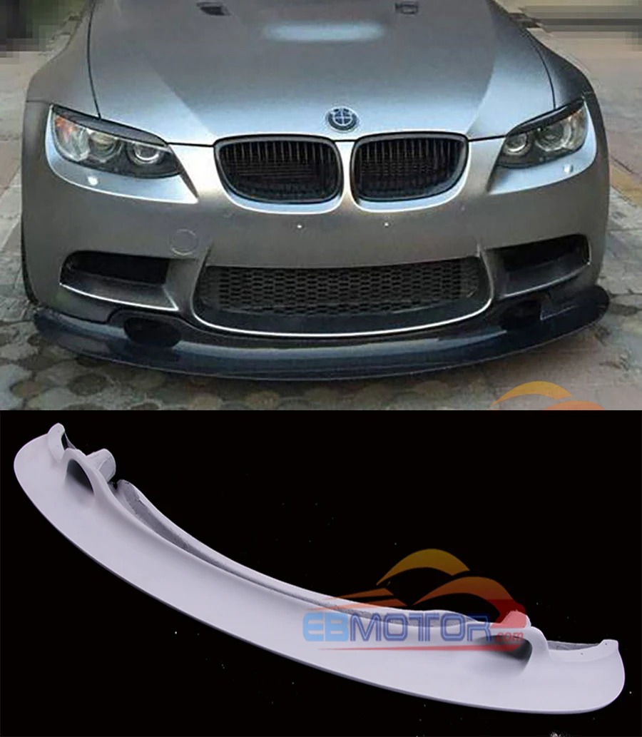 UNPAINTED GT4 STYLE fiber glass FRONT LIP SPOILER FOR BMW 3 SERIES E90 E92 E93 M3 Coupe 2008-2013 B296F