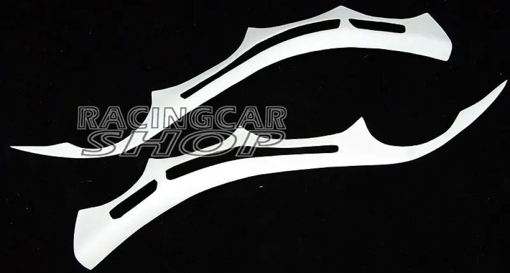 unpainted Head Light Covers Eyelids Eyebrows eyelid 1Pair for BMW E60 E61 5series 528i 525i 530i 535i 2004-2008
