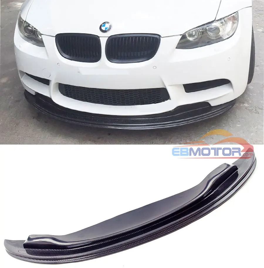 GTS STYLE Real Carbon Fiber Front Lip Spoiler For BMW E90 E92 E93 M3 Sedan Coupe Convertible 2008-2013 B313