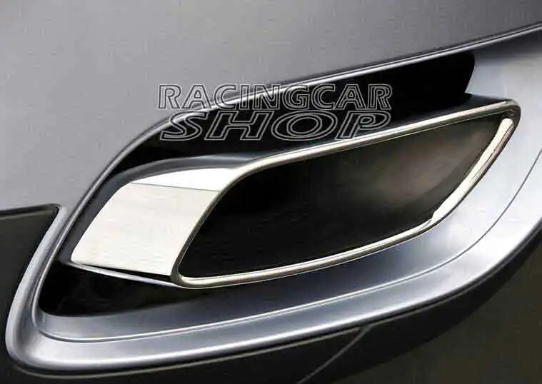 5.0 Oval Exhaust Tips Muffler Pipes Tip Trims Fit For BMW E71 X6 35i 30D 35D 40D 1PAIR 2008up B332W