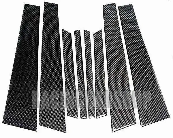 REAL CARBON FIBER DOOR PILLAR PANEL for BMW X6 E71 2009UP