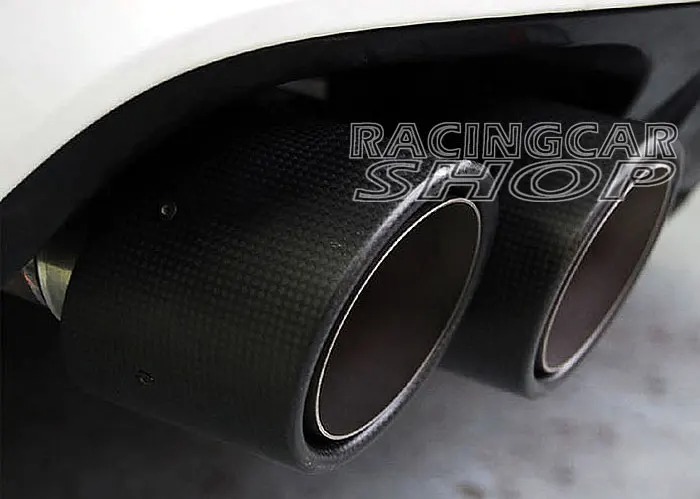 AK Style Real Carbon Fiber Quad Exhaust Muffler Tips Pip for BMW BENZ VW AUDI M3 M5 M6 1M X5 X6 1pair B351W