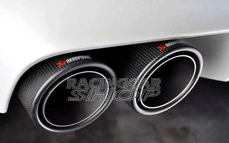 AK Style Real Carbon Fiber Quad Exhaust Muffler Tips Pip for BMW BENZ VW AUDI M3 M5 M6 1M X5 X6 1pair B352W