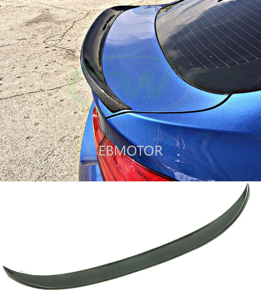 P Style Real Carbon Fiber Trunk Spoiler For BMW F36 Gran Coupe 4Series 420i 14UP