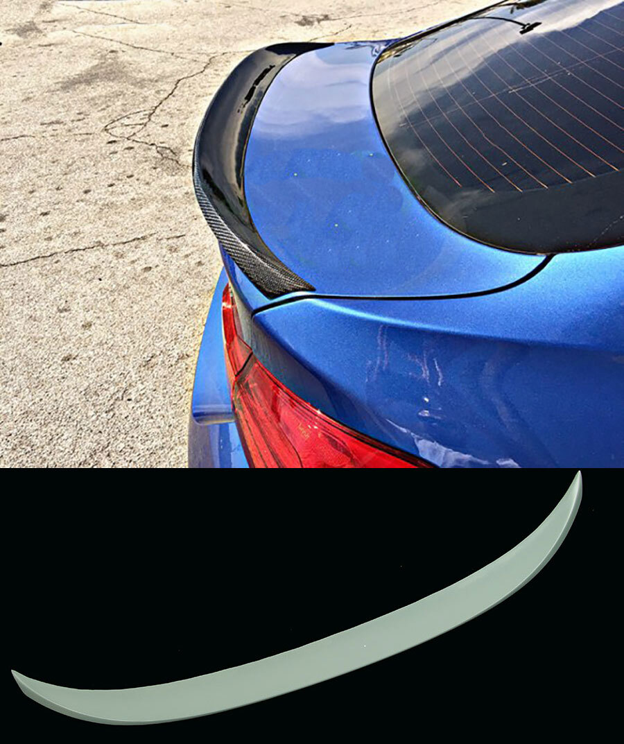 Unpaint FRP Trunk lip spoiler For BMW F36 Gran Coupe 4Series 2014-2019