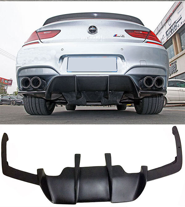 UNPAINT FRP Primer Rear lip Diffuser For BMW F06 F12 M6 Grand Coupe 640i 2014UP