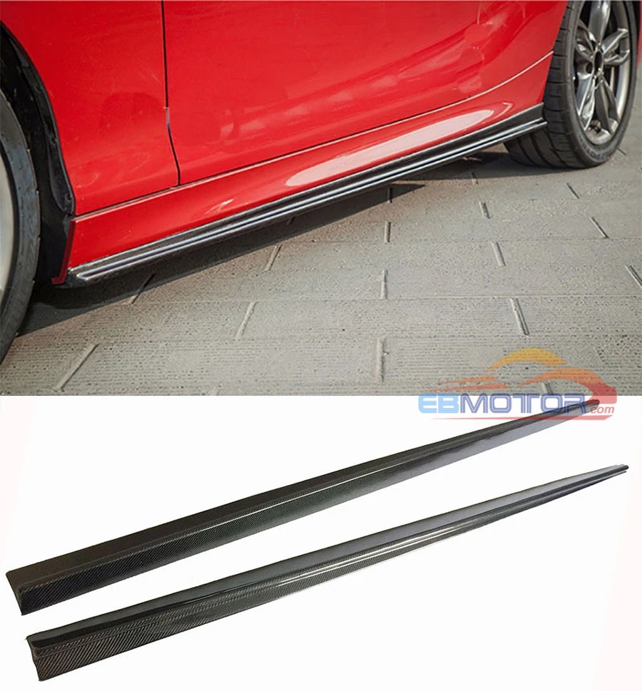 Real Carbon Fiber side skirts 1pair For BMW F22 M235i F22 M-Sport B396