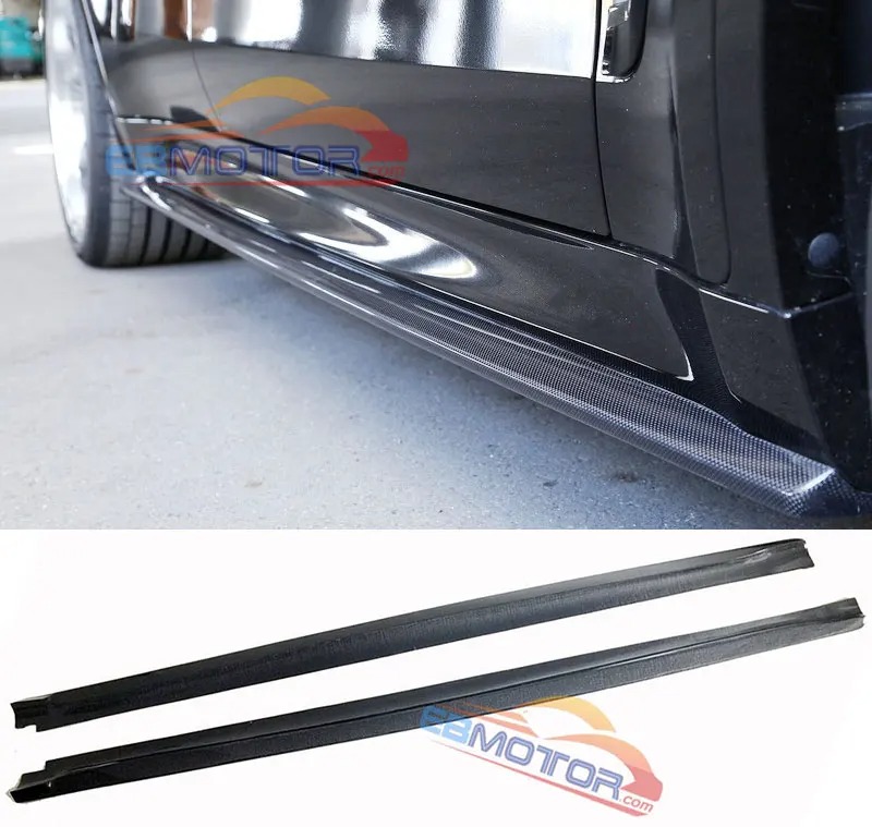 Real Carbon Fiber Side Skirts 1pair For BMW F16 X6 M-Sport Package F86 X6M 2015UP B406