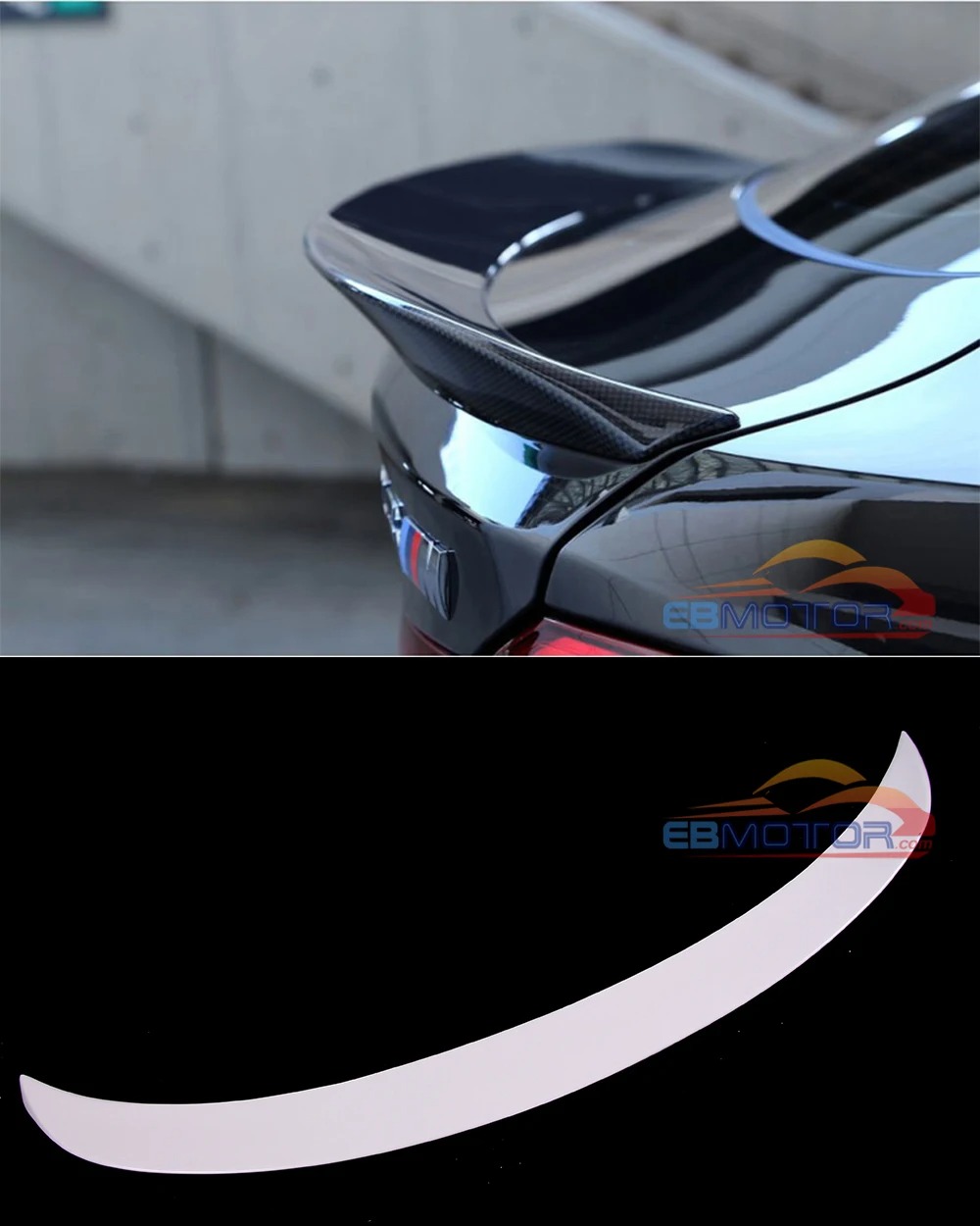 Trunk Boot Lip Spoiler For BMW F16 X6 F86 X6M 2015UP B407F