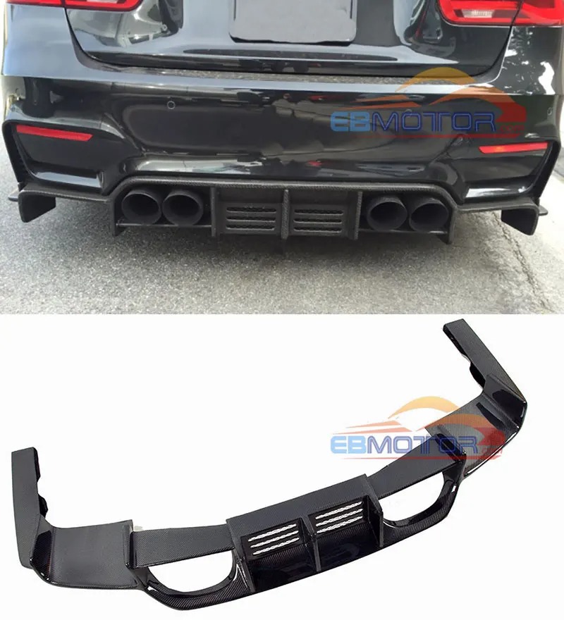 Real Carbon Fiber Rear Diffuser For BMW F80 M3 F82 F83 M4 2014UP B409