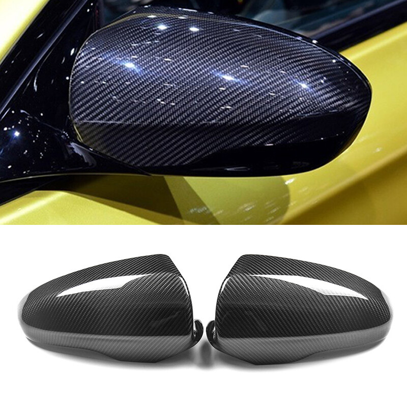 For BMW F06 F12 F13 M6 2012-2016 Real carbon fiber Mirror cover caps 1 pair