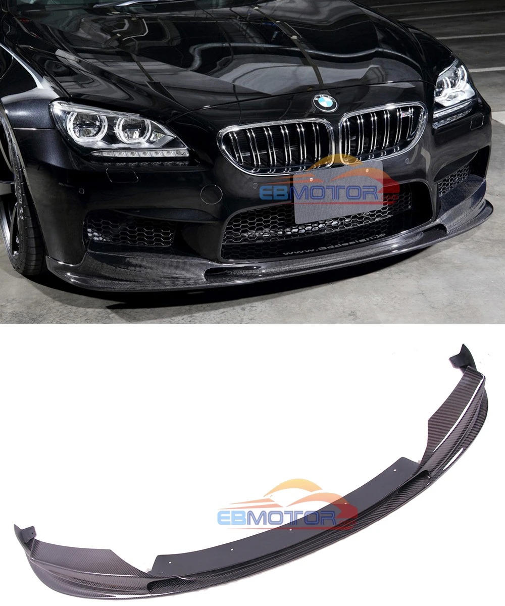 Real carbon fiber front lip spoiler for BMW F06 F12 F13 M6 2013UP B436