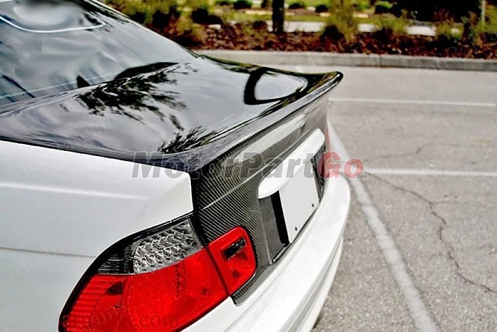 Real Carbon fiber CSL style back luggage box back boot flaps rear trunk for BMW 3 Series E46  B437