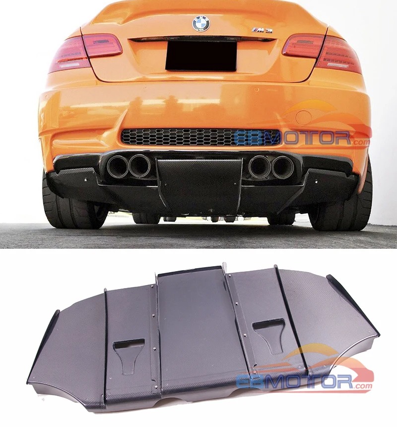 VA STYLE REAL CARBON FIBER REAR DIFFUSER Undertray for BMW E92 E93 M3 2007-2013 B440