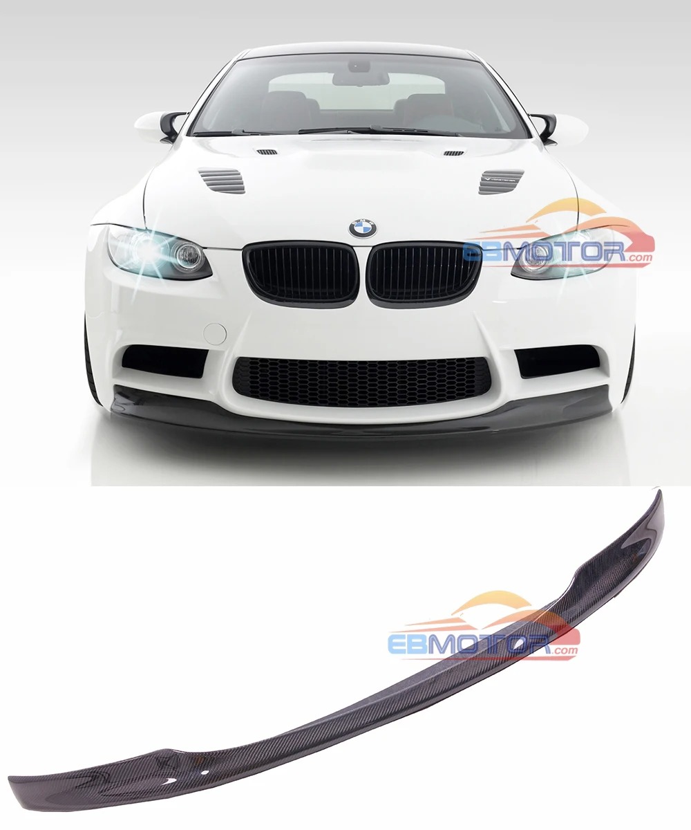Real carbon fiber front lip spoiler for BMW E90 E92 E93 M3 bumper 08-13 B442