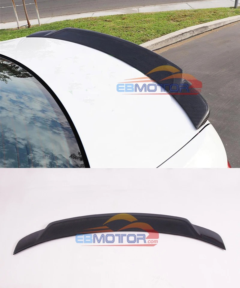E Style Real Carbon Fiber Rear Trunk Spoiler For BMW M2 F87 F22 2014UP B446