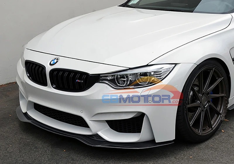 UNPAINTED PS Style fiber glass Front lip spoiler For BMW F80 M3 F82 M4 2014UP B451F