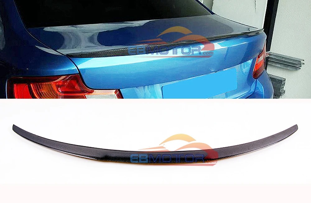 M4 style real carbon fiber rear spoiler for BMW 2-SERIES F22 F87 M2  B454