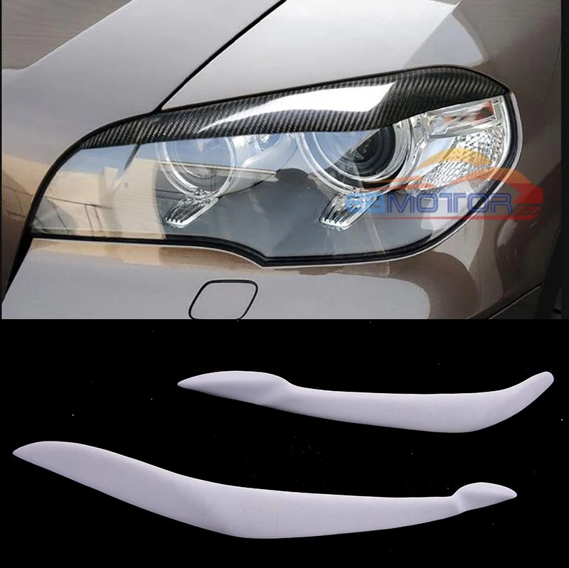 UNPAINTED Eyelid 1pair for BMW X5 E70 2007-2013 B458F