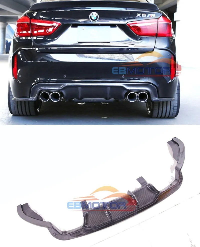 Real Carbon Fiber Rear Diffuser for BMW F85 X5M F86 X6M 2015UP B469
