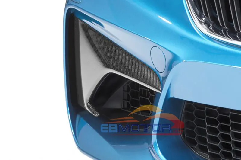 Real Carbon Fiber Front Splitter 1pair for BMW F87 M2 2016UP B472