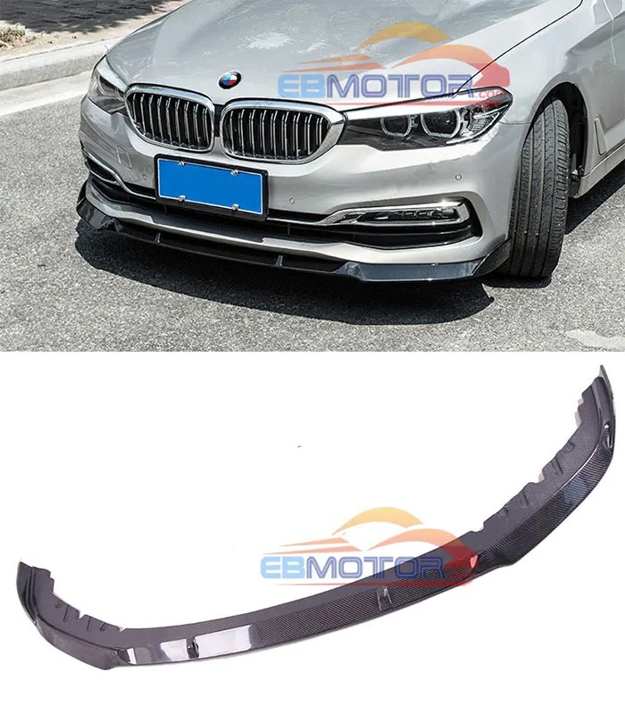 Real Carbon Fiber front lip spoiler for BMW G30 standard model 2018UP B475