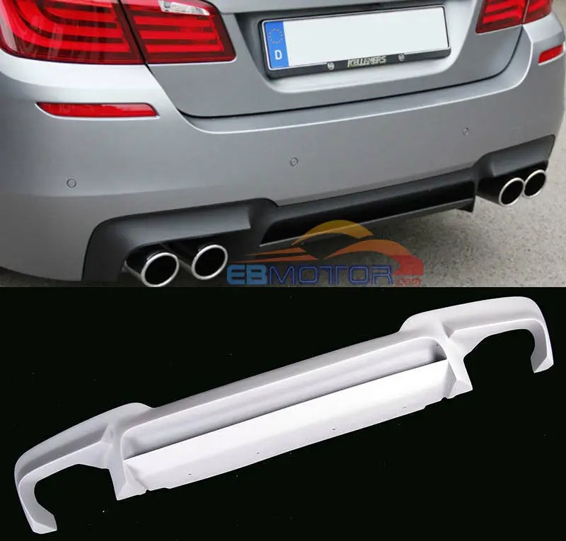 UNPAINTED Rear Lip Diffuser Insert For BMW 5-SERIES F10 M5 12-16 B484F