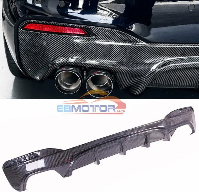FD Style Carbon Fiber Diffuser Bumper For BMW 5series G30 G31 M-Sport 2017UP B499