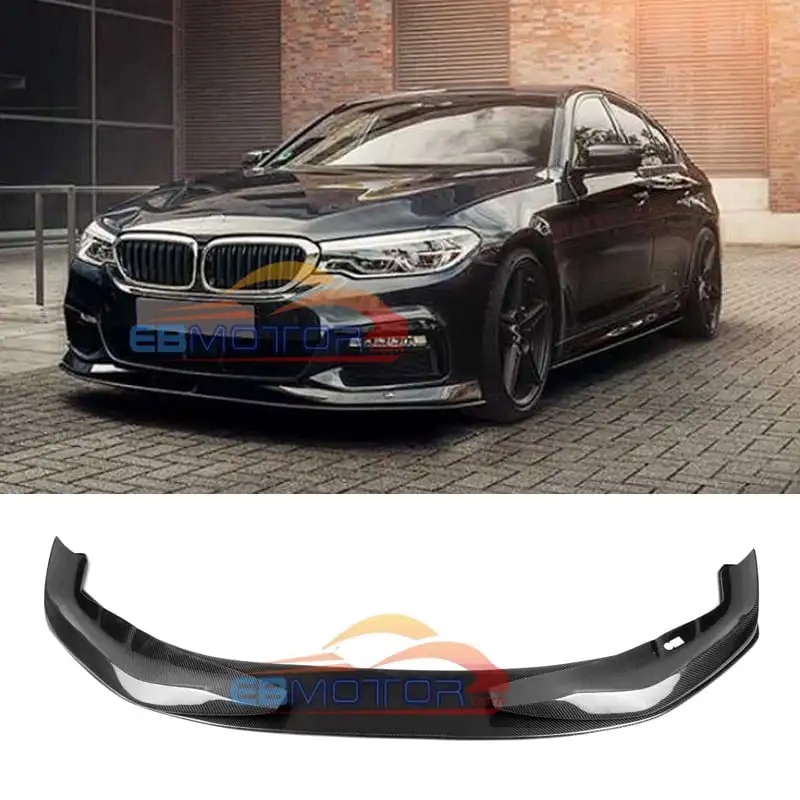Carbon Fiber Front Lip Front Splitters Bumper Spoiler For BMW G30 G31 M-Tech Bumper B518