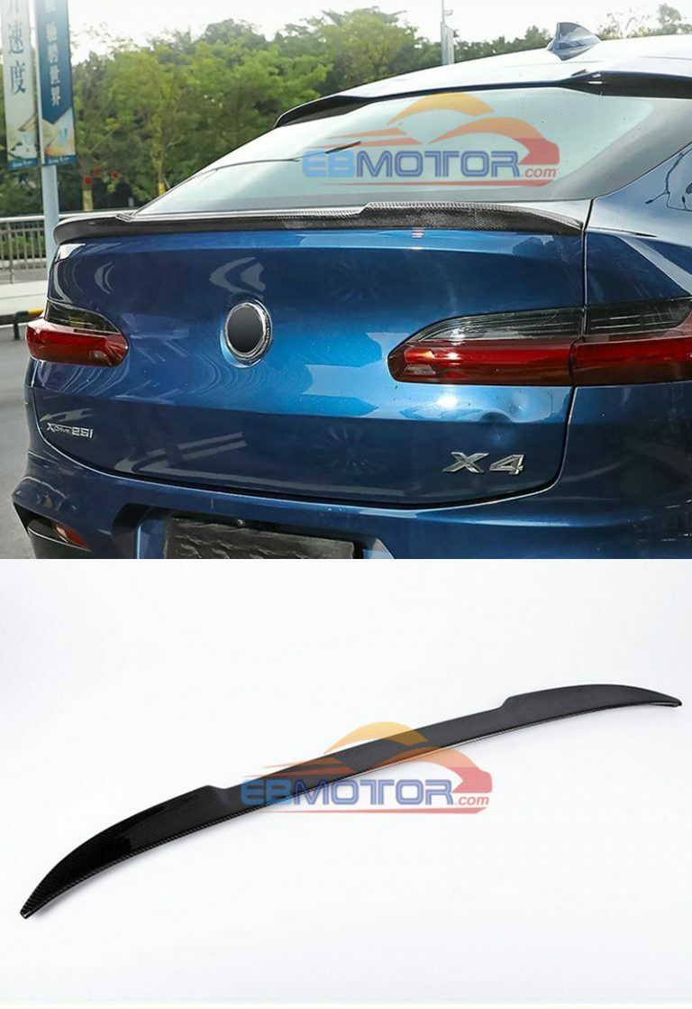 CS Real carbon fiber Wing trunk lip Spoiler for BMW X4 G02 25i 30i 18UP