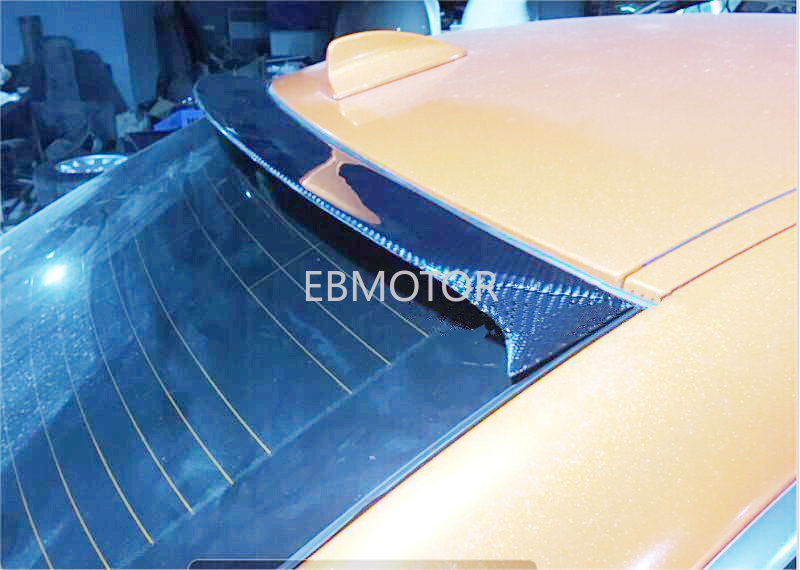 Real Carbon Fiber Rear Roof Spoiler Trunk Boot Wing For BMW 1-series E82 E88 1M