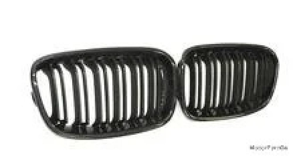Carbon Fiber Gloss matt replace ABS front Grills 1 pair For BMW 1-SERIES F20 2012-2014 B544G