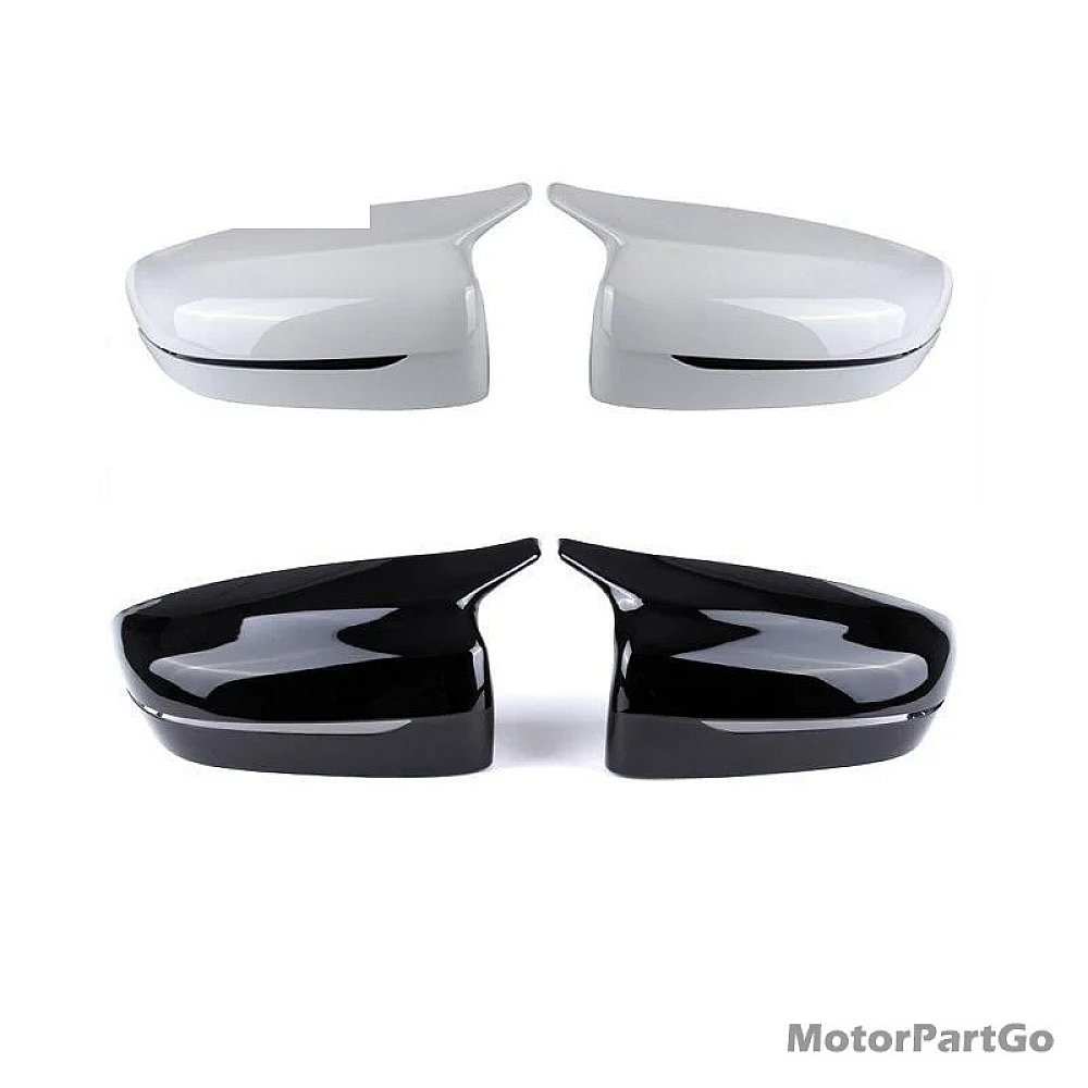 Black White replace Rearview ABS mirror cover 1 pair For BMW 5-SERIES G30 G38 7-SERIES G11 G12 2018UP B557