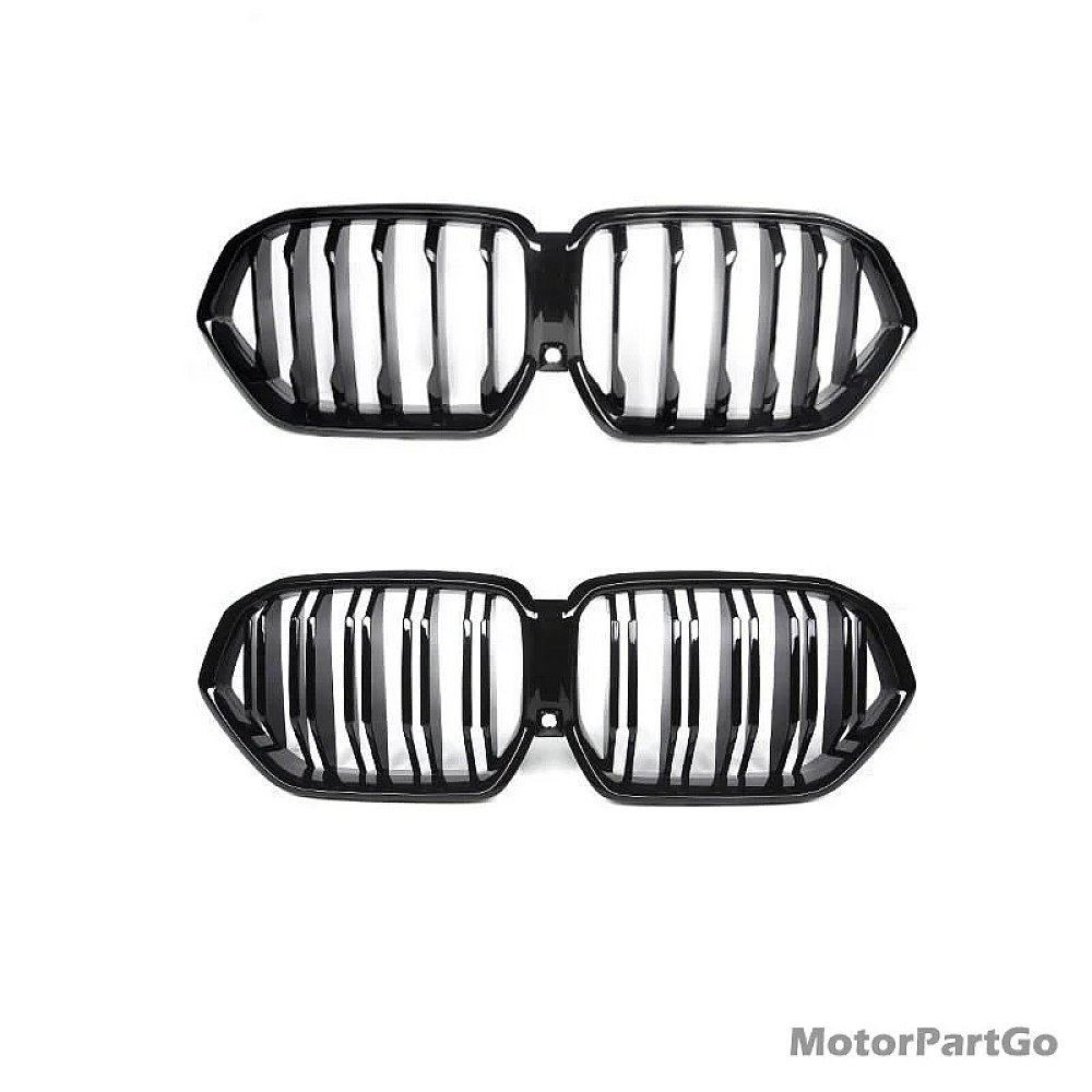 Gloss single dual line matt replace ABS front Grills 1 pair For BMW X6 G06 2020UP B562
